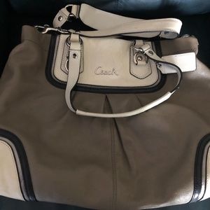 Coach Soft Leather 4 colored bag